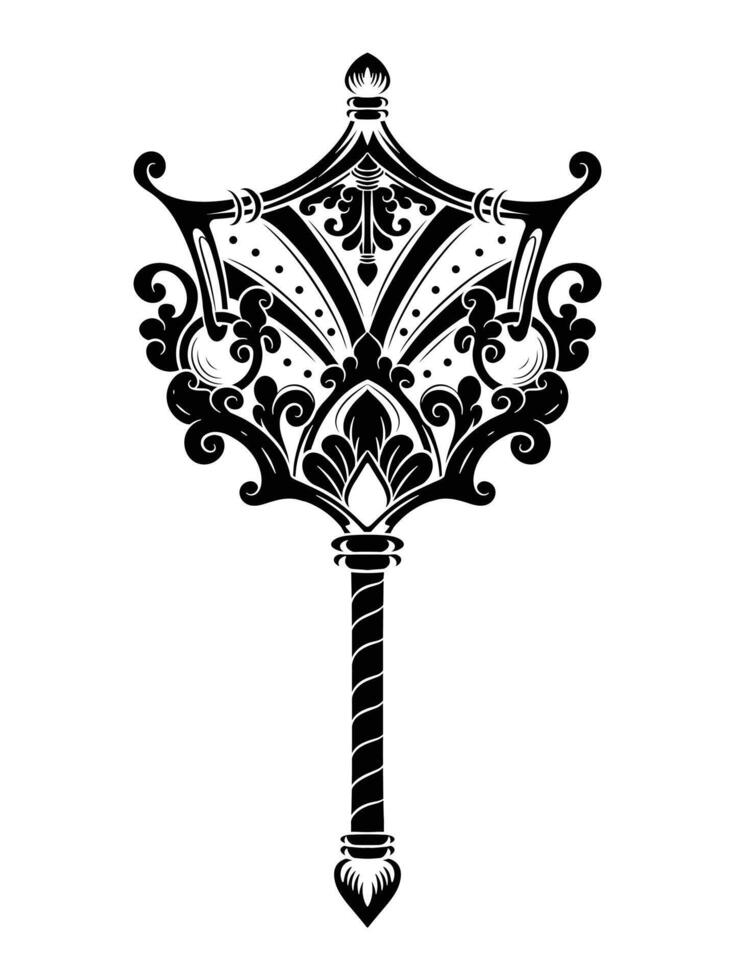 minimalist floral lantern ornament luxury vector