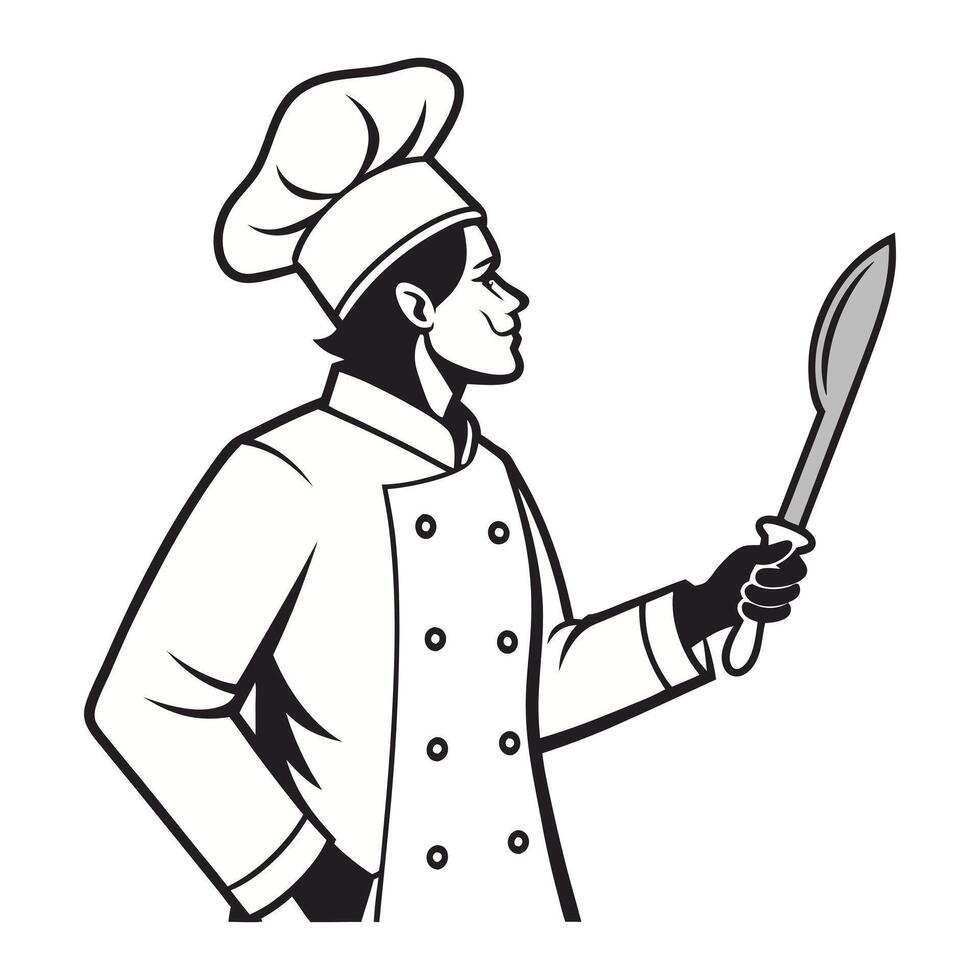 Chef Graphics Drawing illustration vector