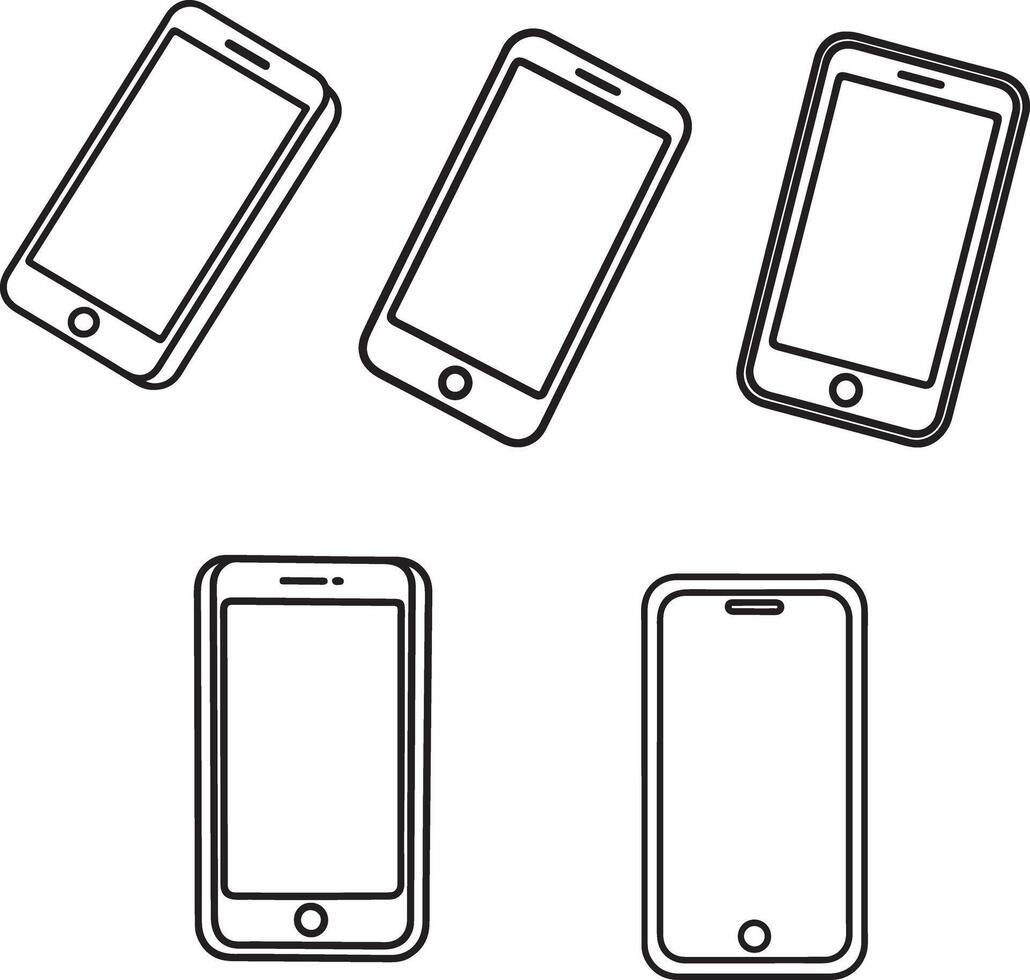 smart mobile icon illustration vector