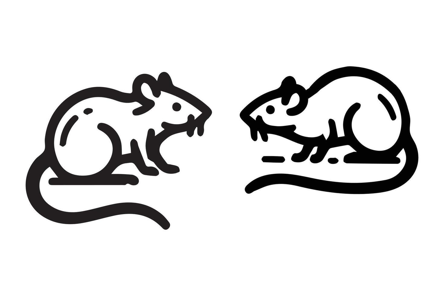 Rat icon design and art illustration vector