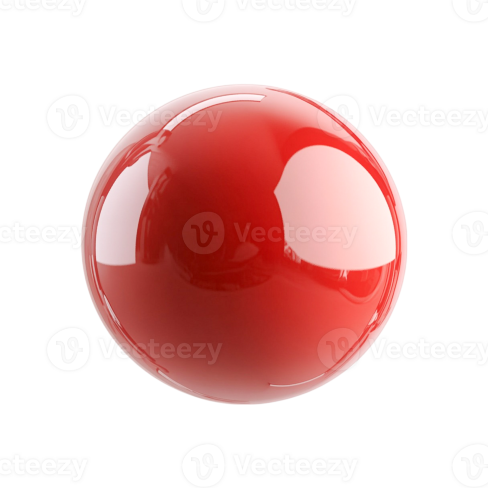 Shiny Red Sphere Abstract Background Design png