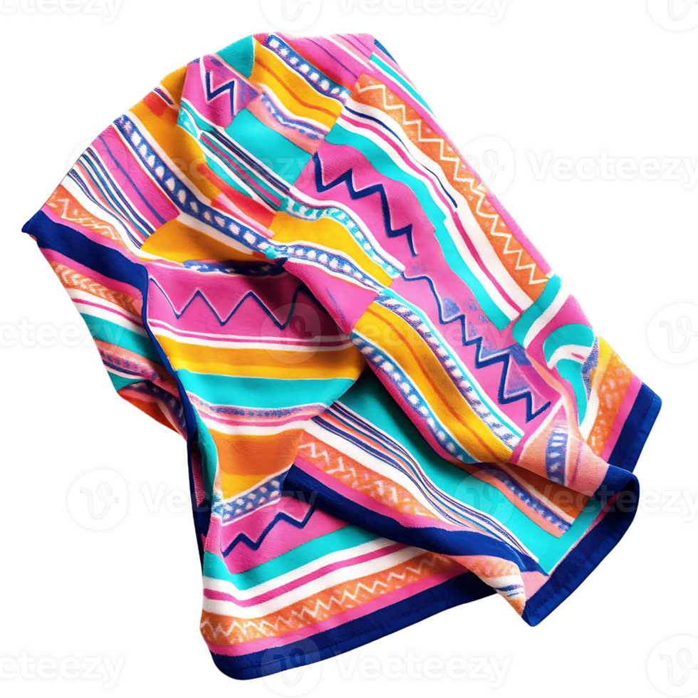 Artistic Abstract Scarf Design png