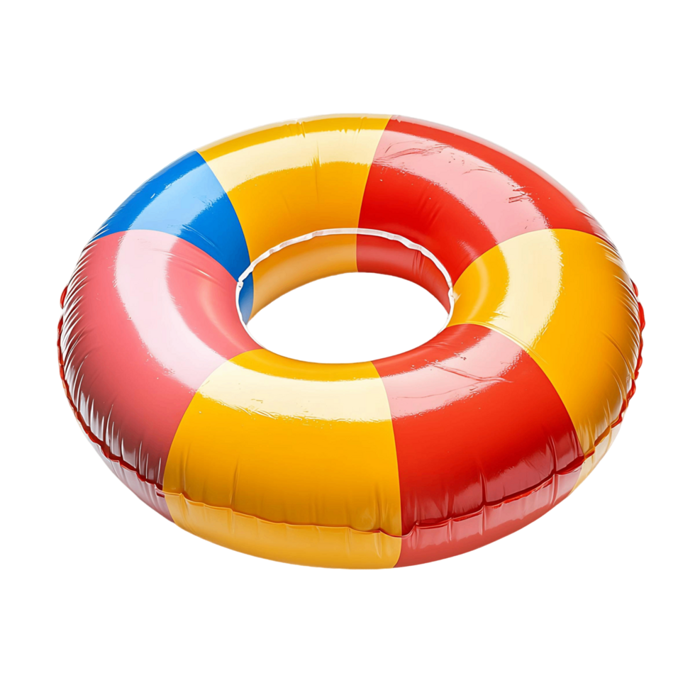 Fun and Bright Inflatable Swim Ring png