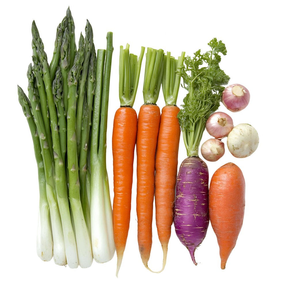 Still Life Arrangement of Fresh Vegetables png