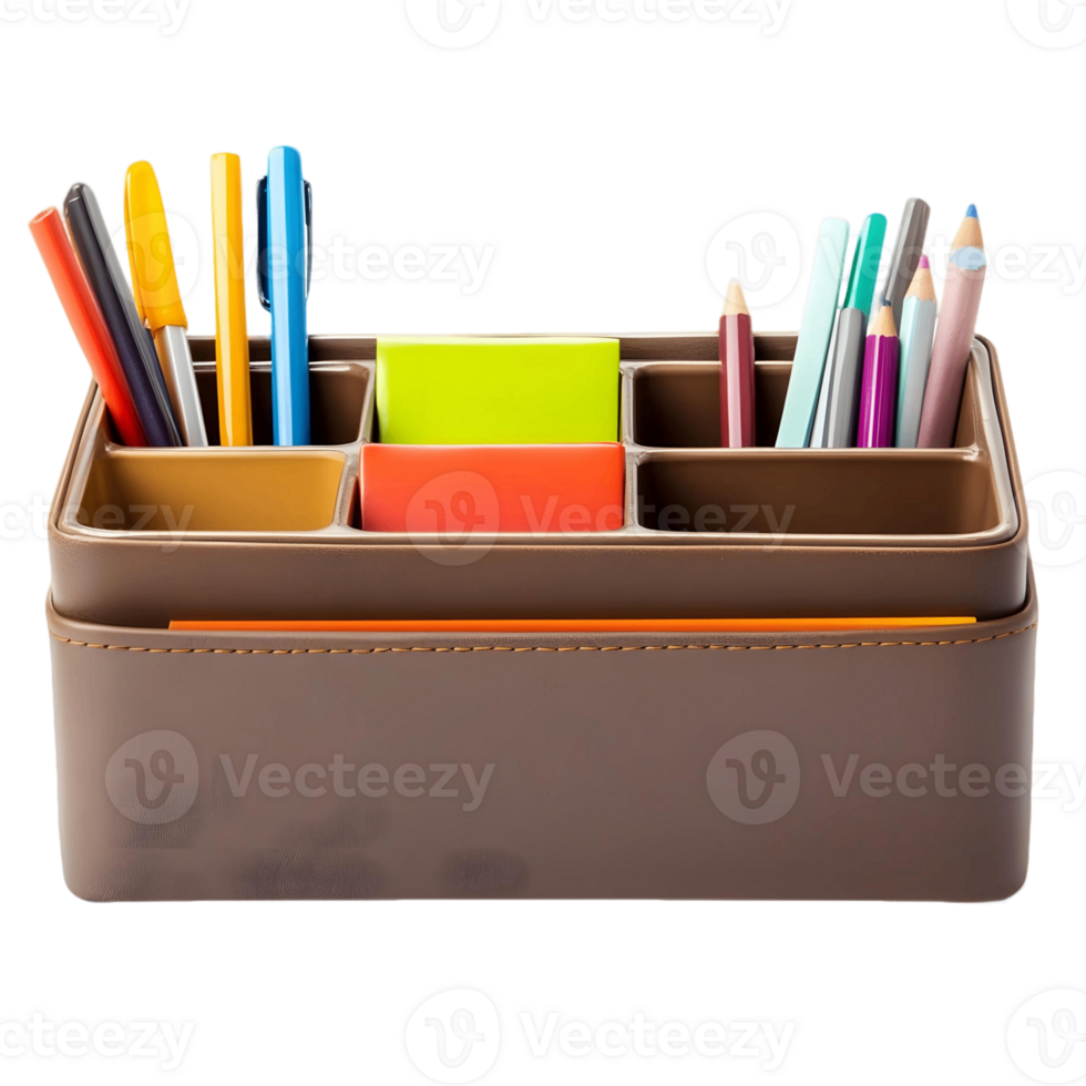 Desk Organizer with Multiple Compartments for Stationery png