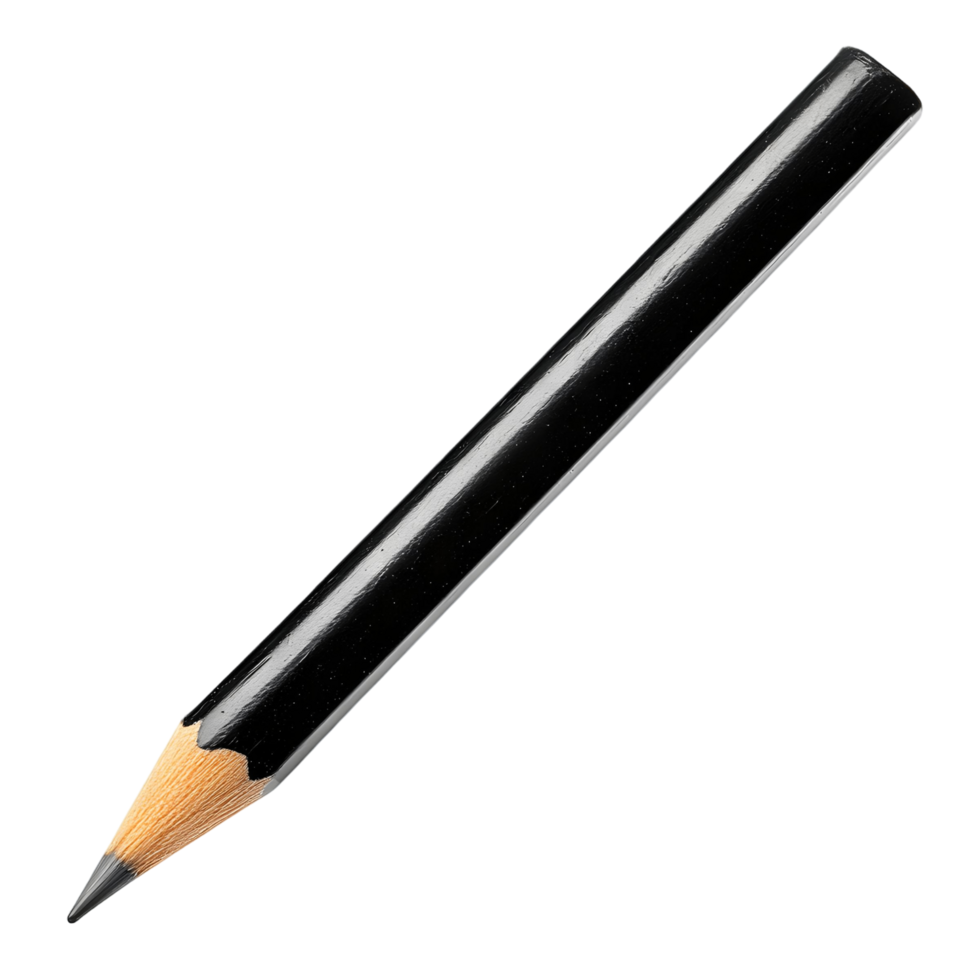 Drawing Pencil with Sharpened Tip in Focus png