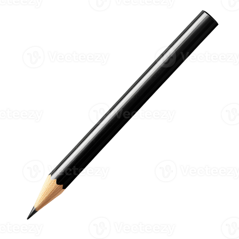 Isolated Drawing Pencil with Precision Sharpened Tip png