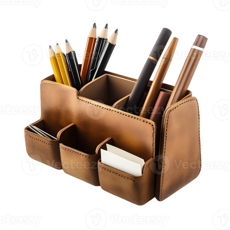 3D Desk Organizer for Office Supplies Storage png