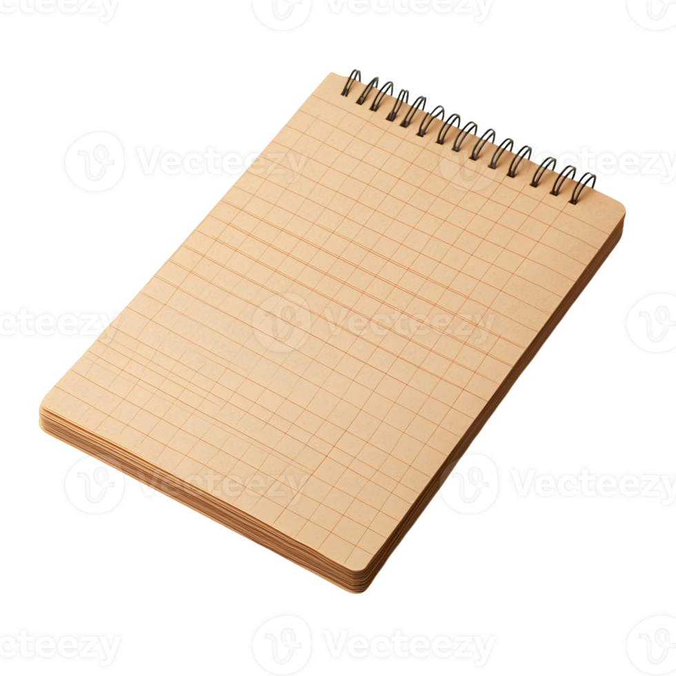 Practical Paper Notepad with Grid Pattern for Writing png