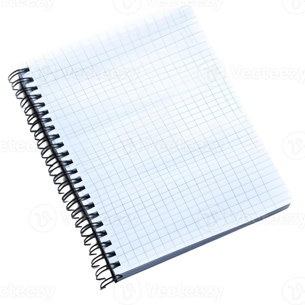 Functional Paper Notepad with Grid Format png