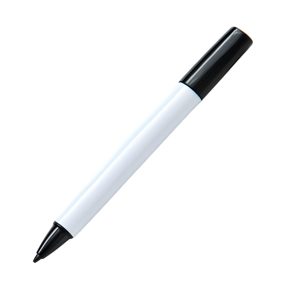 Practical Whiteboard Marker with Sharp Black Tip png