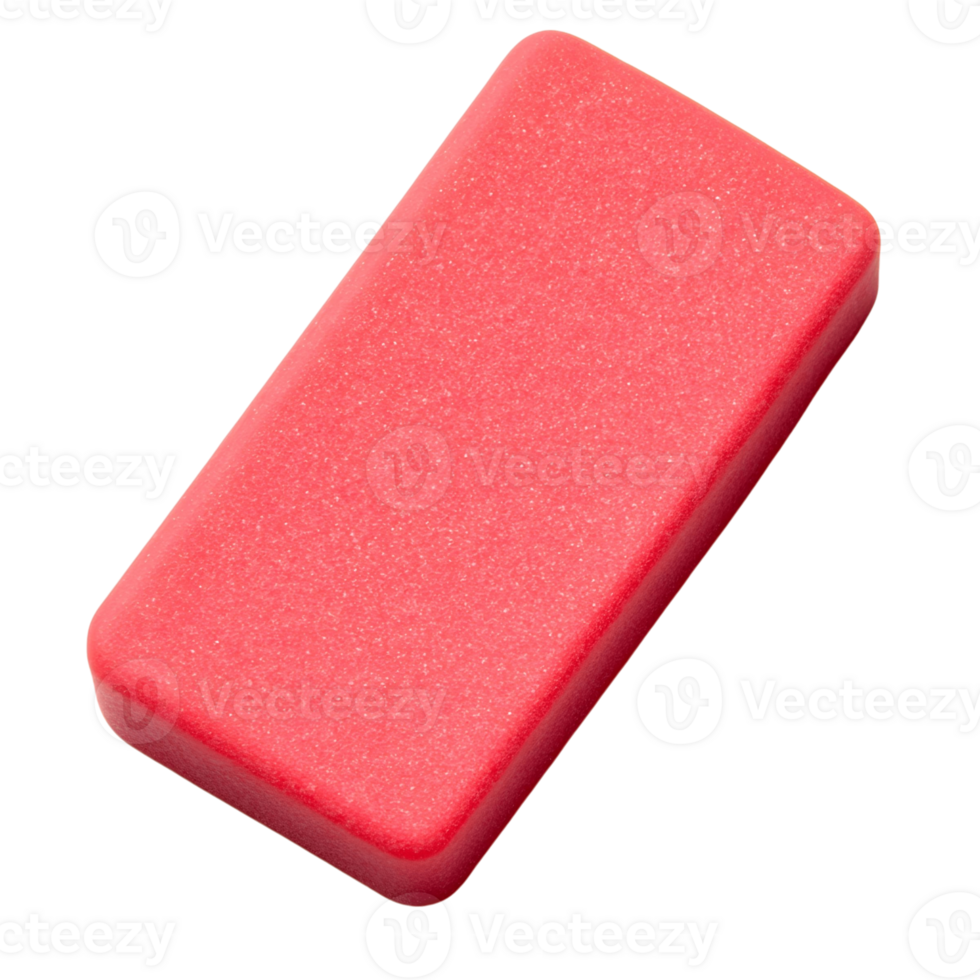 Sleek Rectangular Eraser for Erasing Precision png