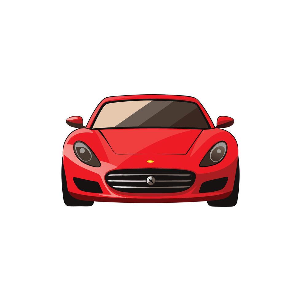 Classic Convertible Car with Retro Vibes vector