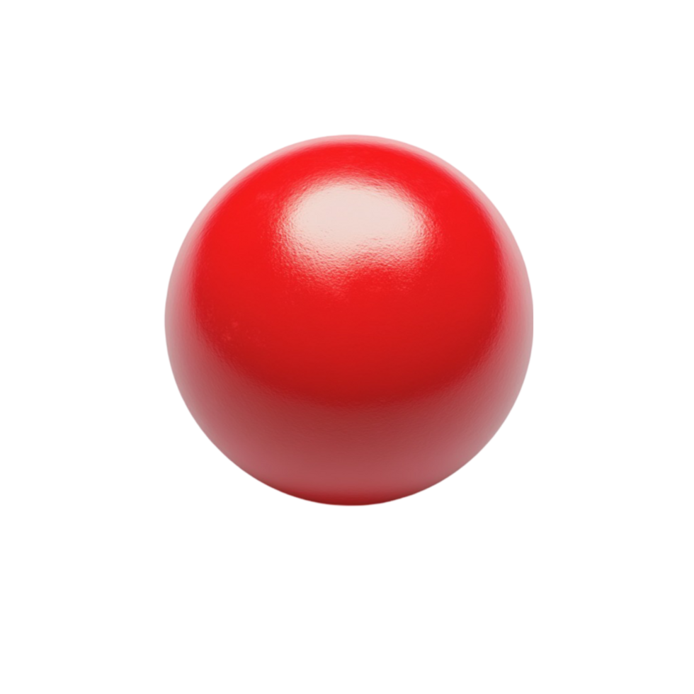 red ball on transparent background png