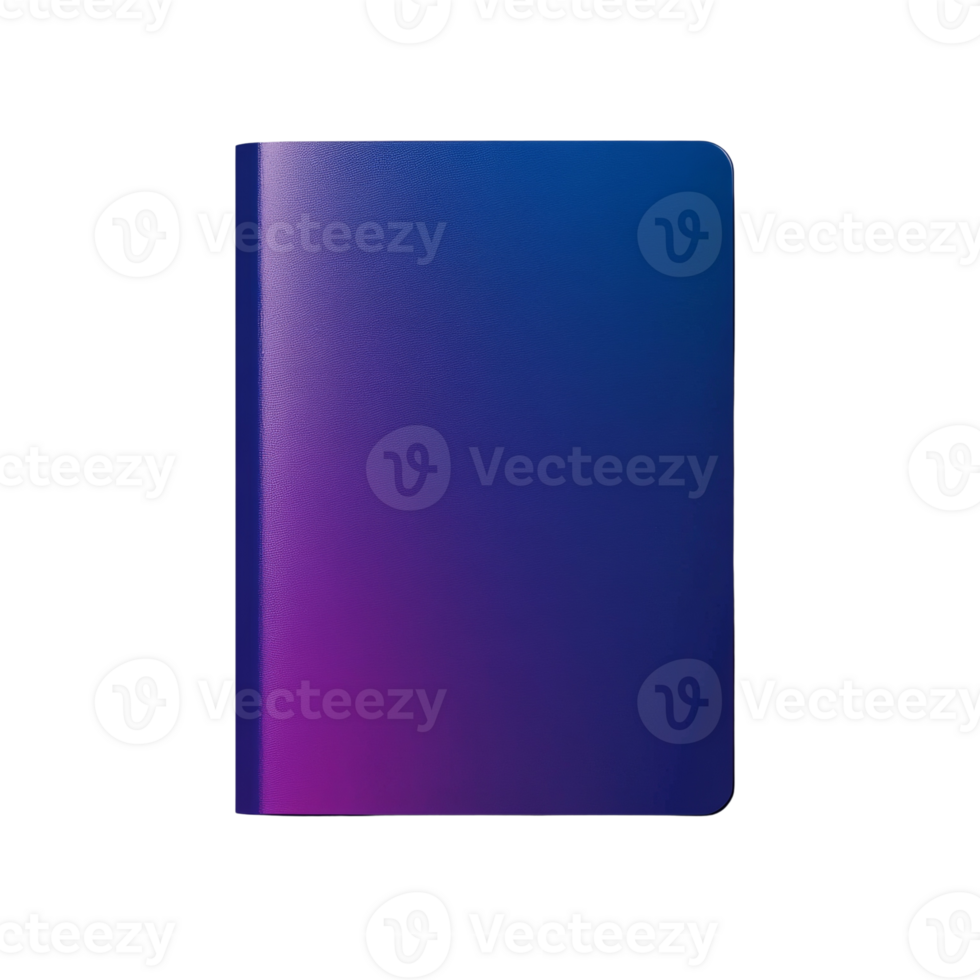 uma vertical retangular objeto com uma gradiente azul roxa matiz png