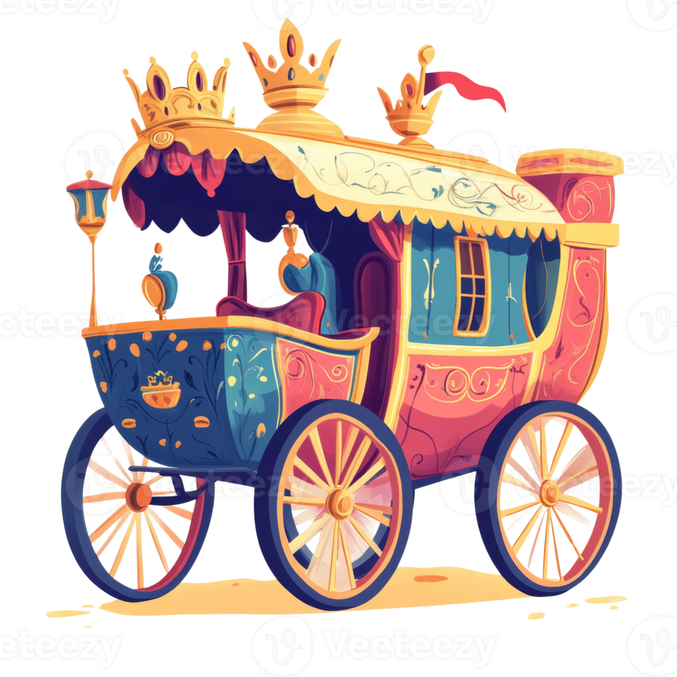 An Ornate Royal Carriage Awaits Its Passengers png