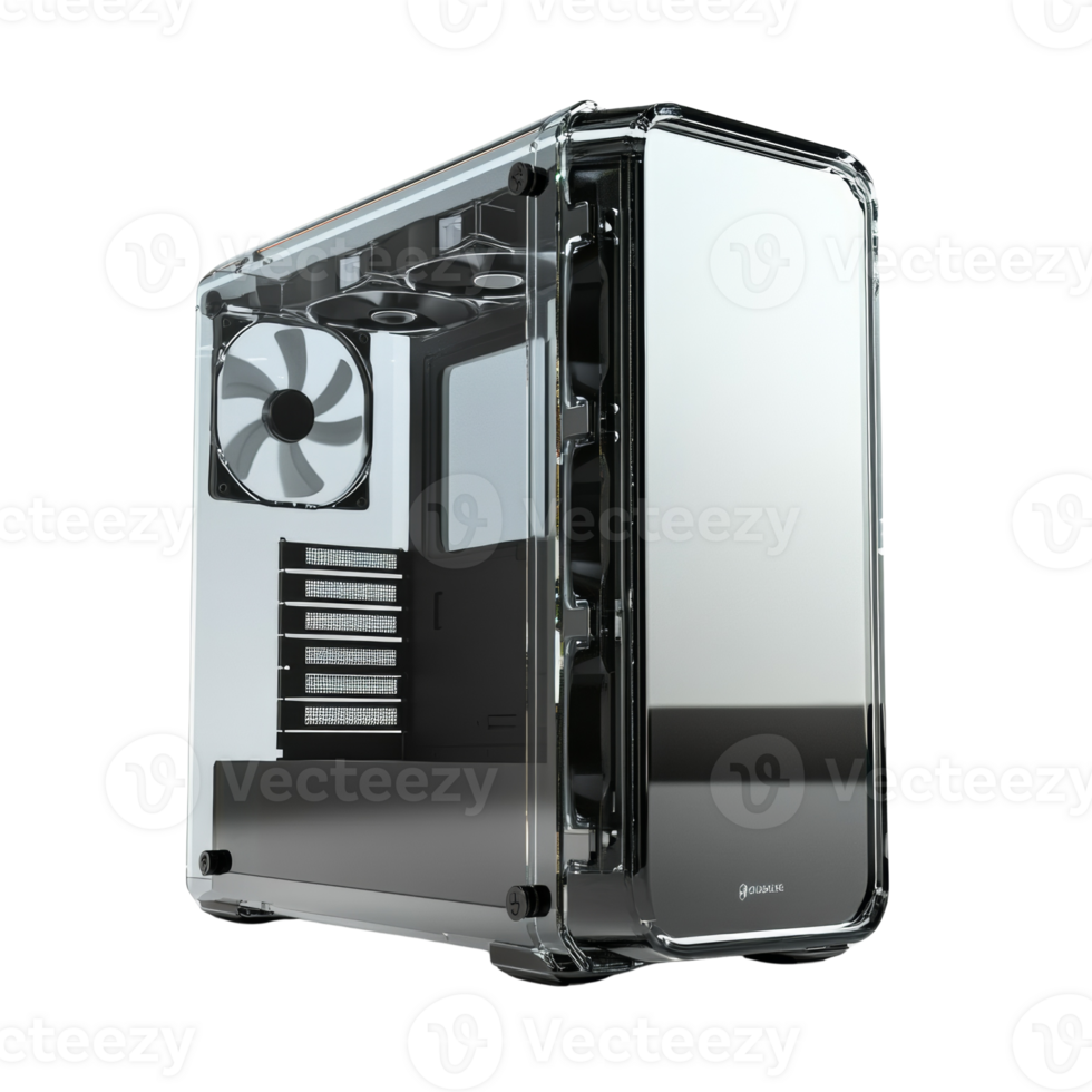 Transparent Computer Case Showcase Internal Components png