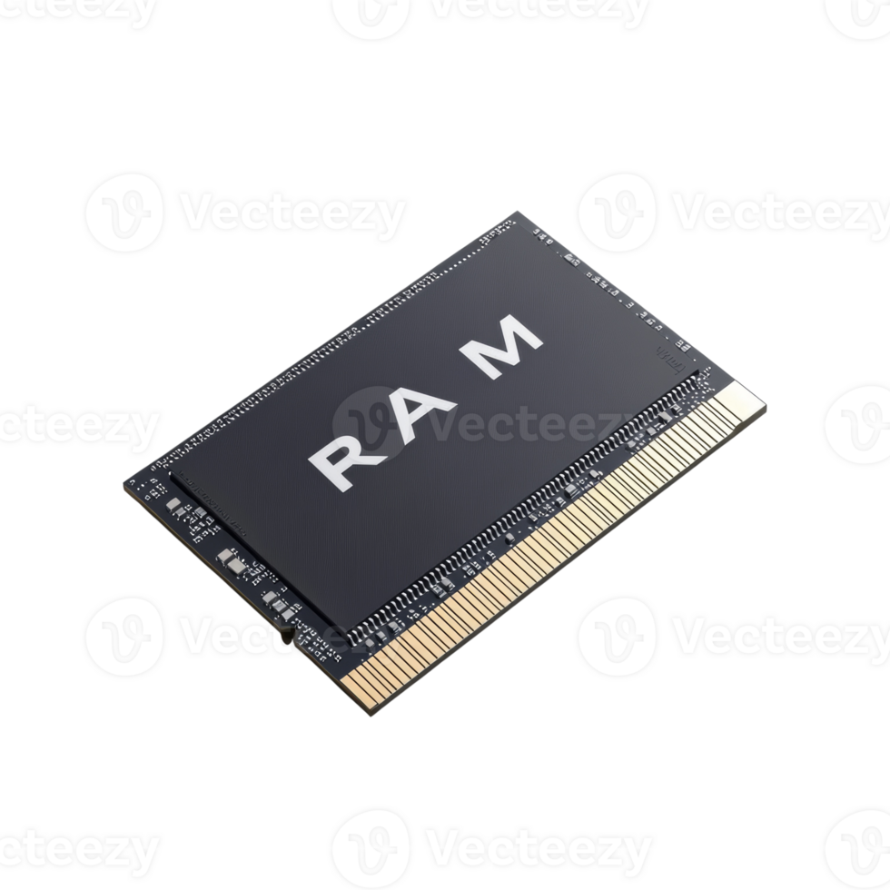 A Black RAM Module Shows High Speed Memory png
