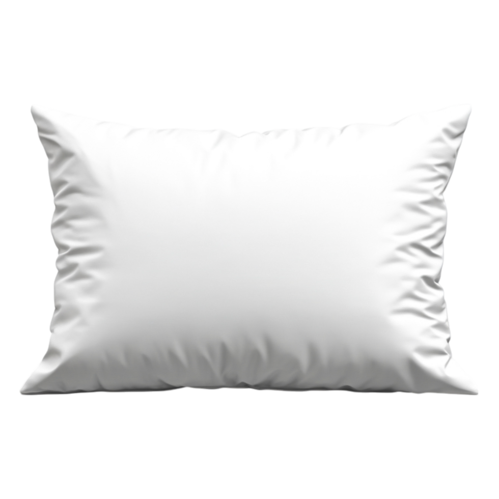 Soft White Pillow on Transparent for Home Decor Use png