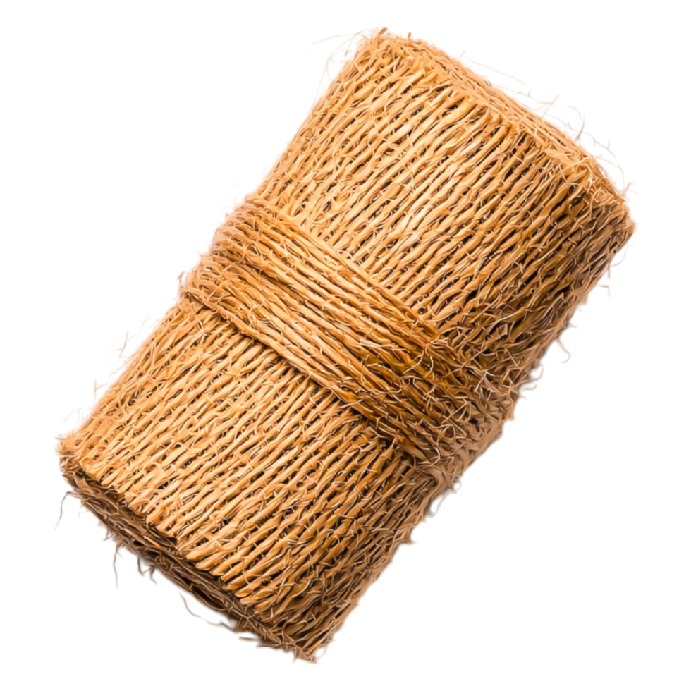 Rolled Straw Bales for Agricultural Use, Rustic Texture, Farm Background png