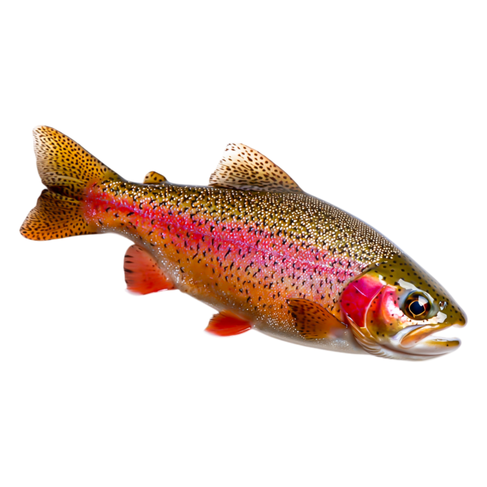 Colorful Freshwater Rainbow Trout png