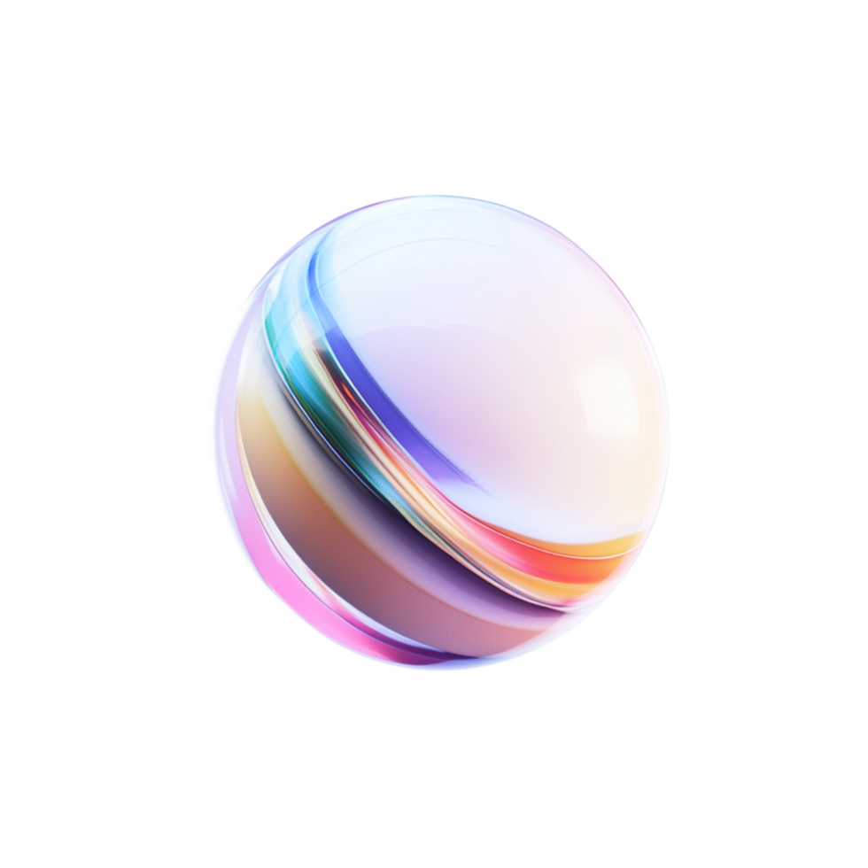 Iridescent soap bubble floating in the air symbolizing playfulness and the mesmerizing beauty of light reflections png