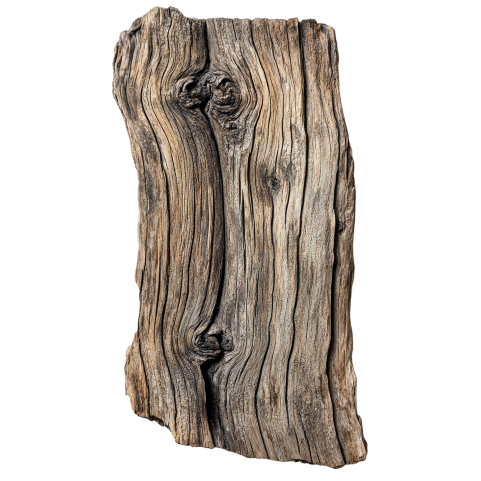 Aged wooden log with a rough and weathered surface symbolizing resilience natural beauty and the enduring strength of nature png