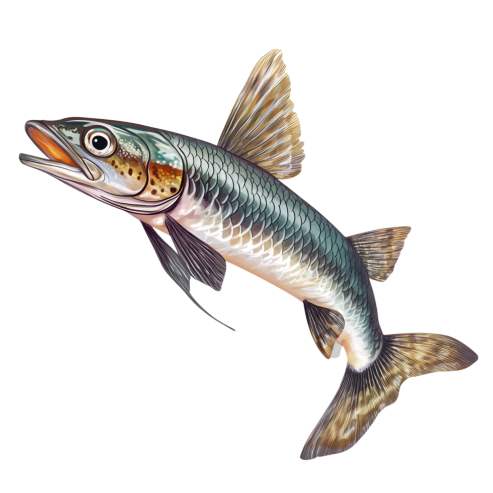 Fresh silver fish with shimmering scales and a sleek body reflects light as it appears to leap with a sense of movement and vitality png