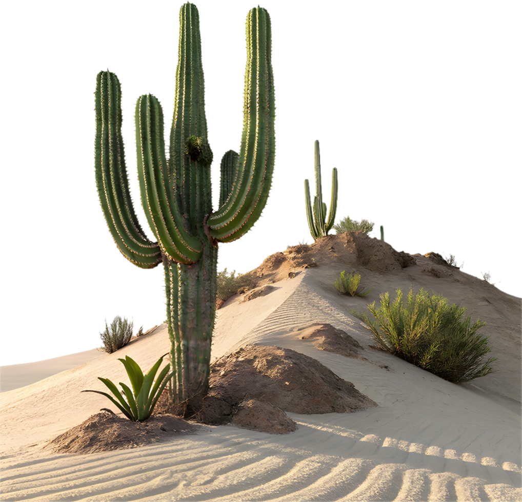 Unique cactus art perfect for desert-themed rooms. . png
