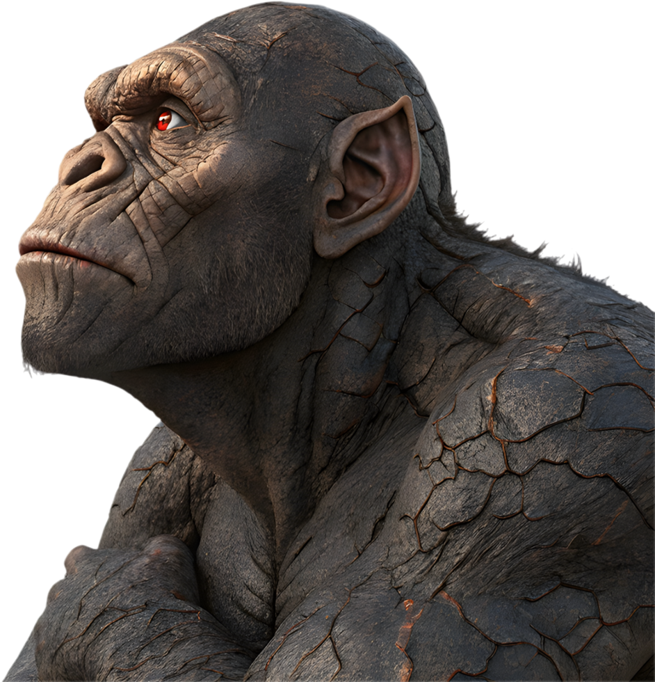 Scary, Huge Ogre Character with Evil Appearance. . png