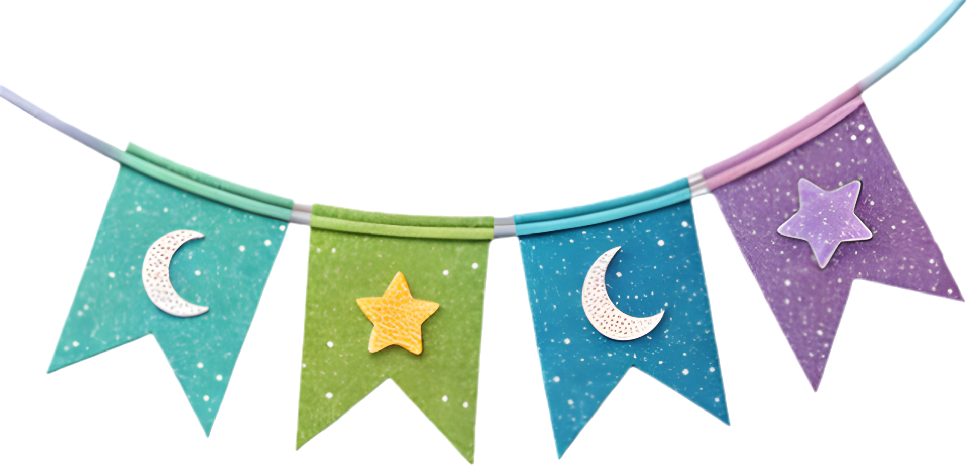 Colorful Party Flags for Vibrant Event Decorations. . png