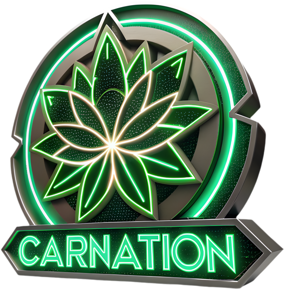 Stunning Green Carnation LGBTQ Representation for Celebrations. . png