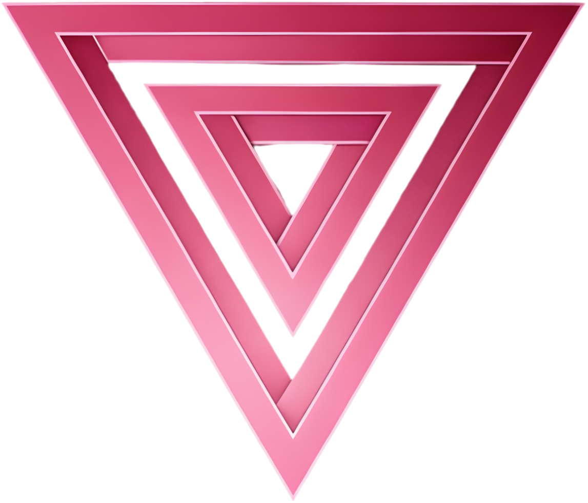 LGBTQ Community Pride Symbol with Pink Triangle. . png