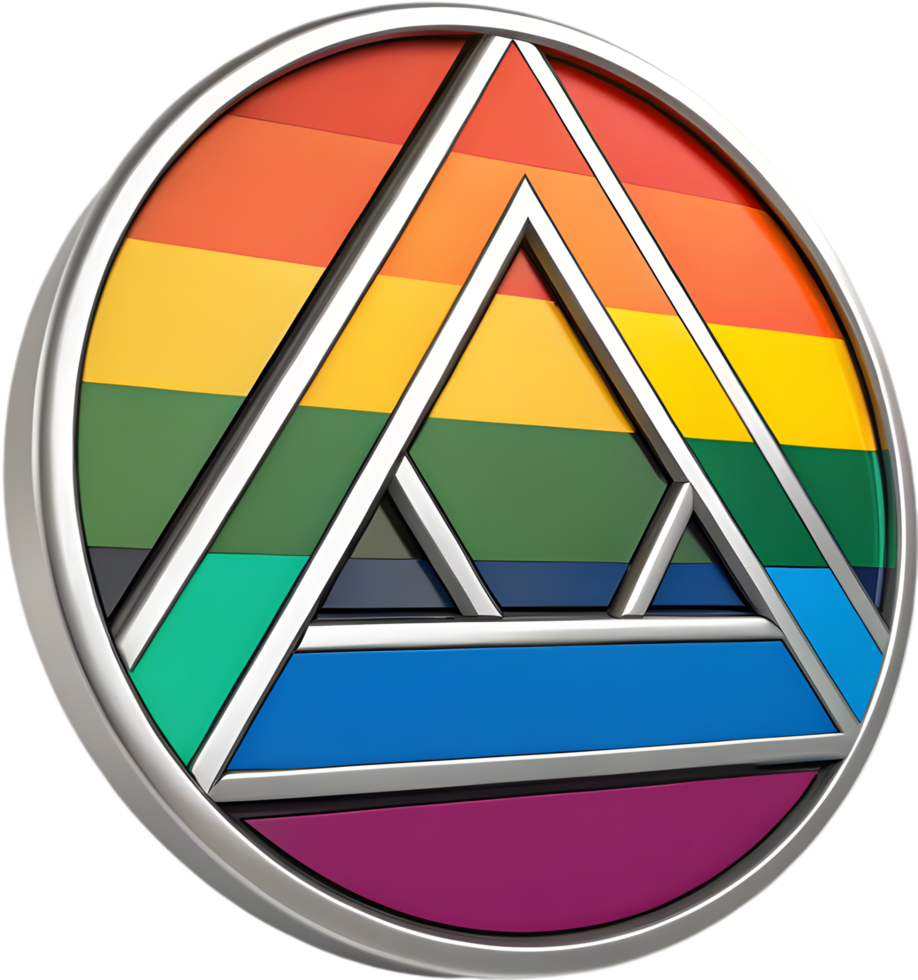 Powerful LGBTQ Symbol of Love and Equal Rights in Pride. . png
