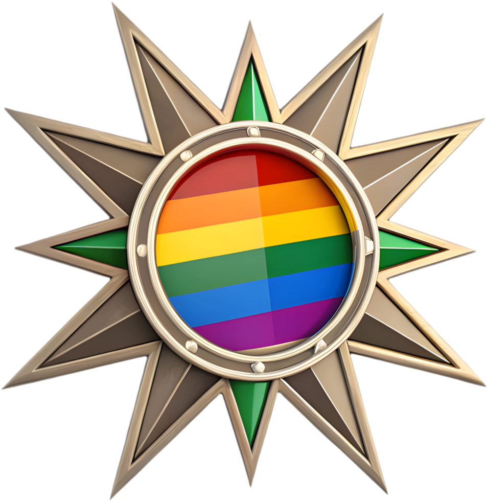 Pride LGBTQ Love Symbol Designed for Diversity and Unity. . png