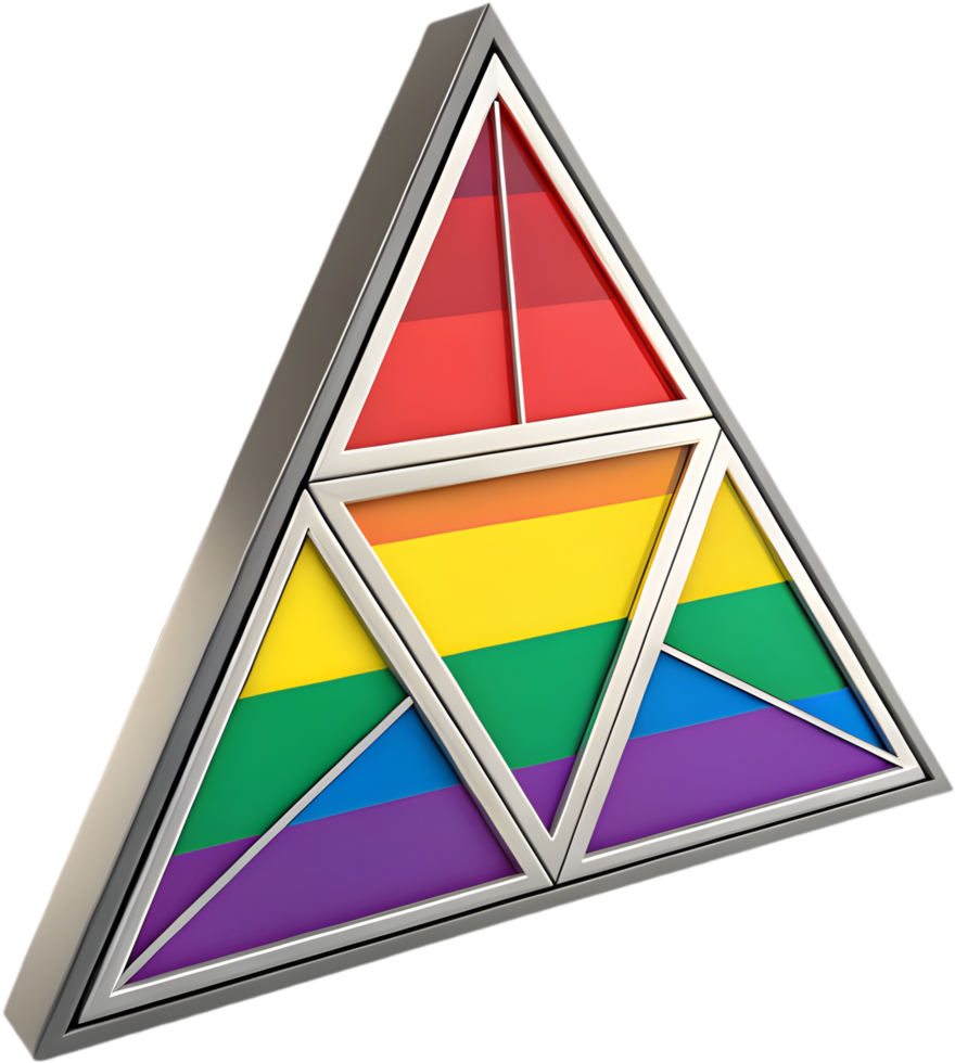 Unique LGBTQ Pride Symbol Expressing Love and Diversity. . png