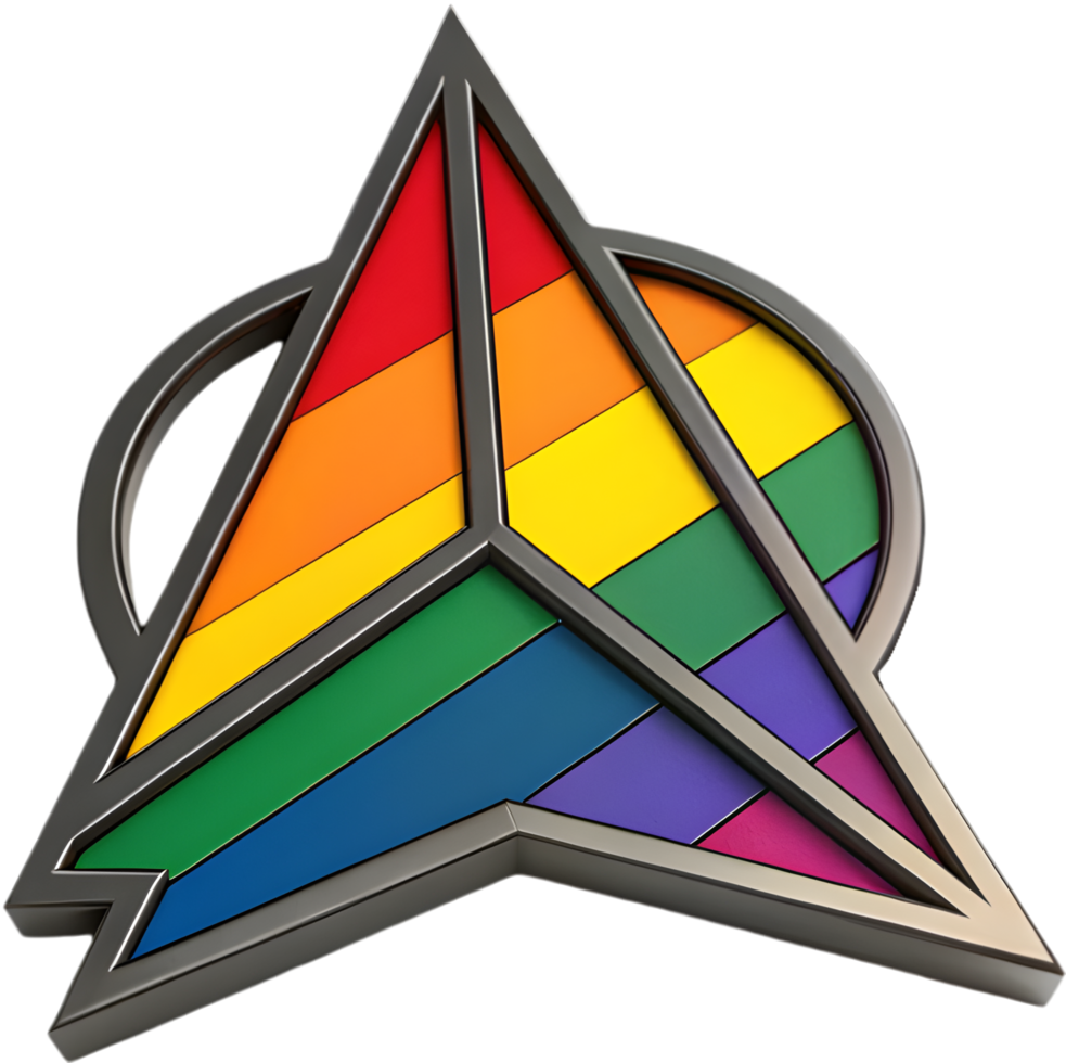 LGBTQ Pride Love Emblem with a Powerful Message of Equality. . png