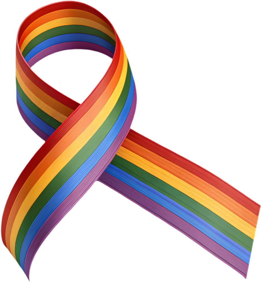 LGBTQ Heart and Pride Symbol Expressing Diversity and Inclusion. . png