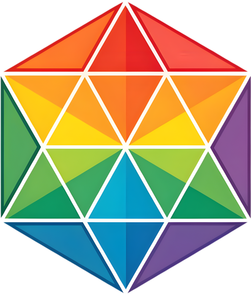 Bold and Beautiful LGBTQ Symbol Representing Equality and Love. . png