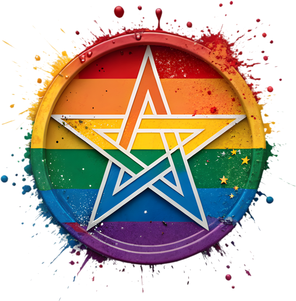 Artistic LGBTQ Emblem Expressing Love and Unity for All. . png