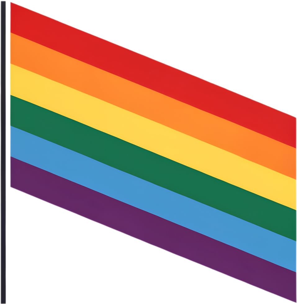LGBTQ pride flag celebrating all gender identities. . png