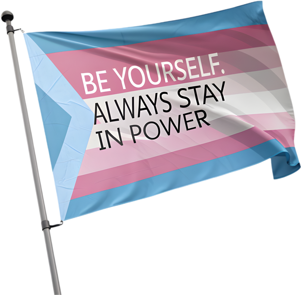 Colorful pride flag for LGBTQ individuals and allies. . png