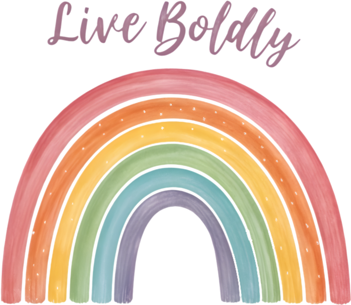 Diverse LGBTQ Rainbow Arch Clipart for Equality and Pride . png