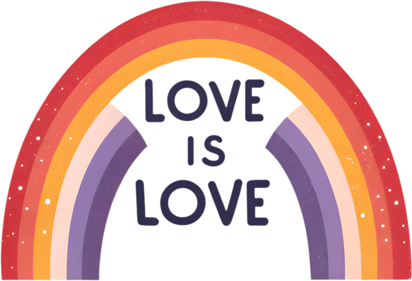 Colorful Rainbow Arch LGBTQ Symbols Clipart for Inclusivity . png