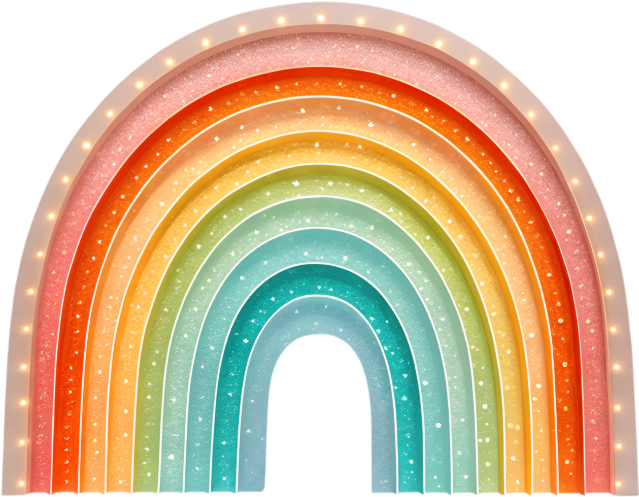 Stunning Rainbow Arch LGBTQ Equality Symbols Clipart for Pride Events . png