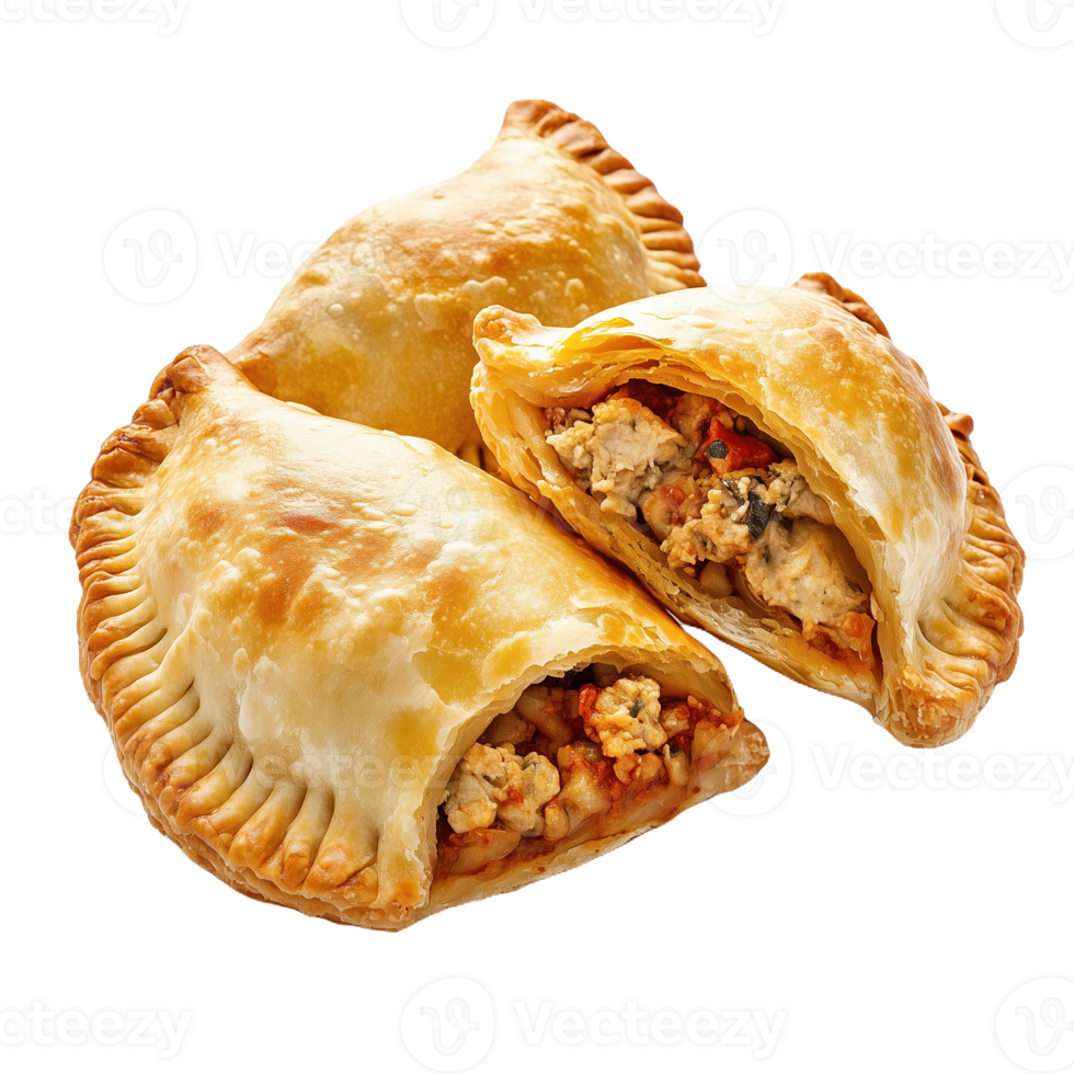 Delicious pachi empanadas filled with savory ingredients ready to enjoy png