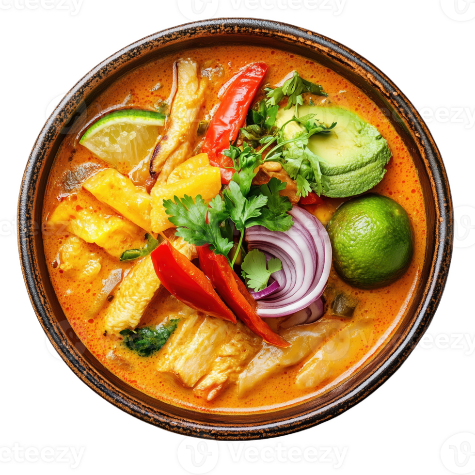 Delicious fanesca with traditional ingredients perfect for festive occasions png