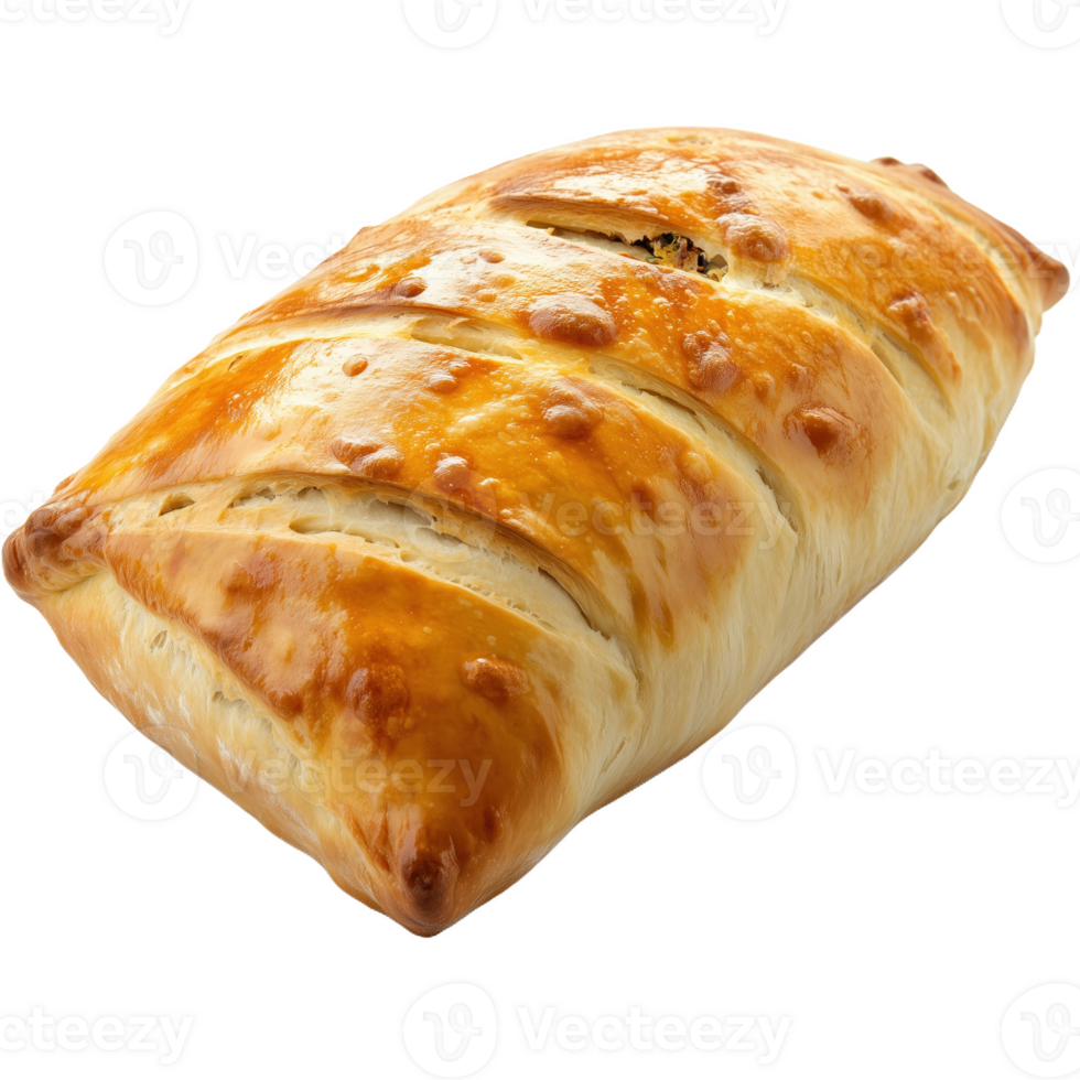 Traditional pabon pastry with a golden crust and savory filling presented beautifully png