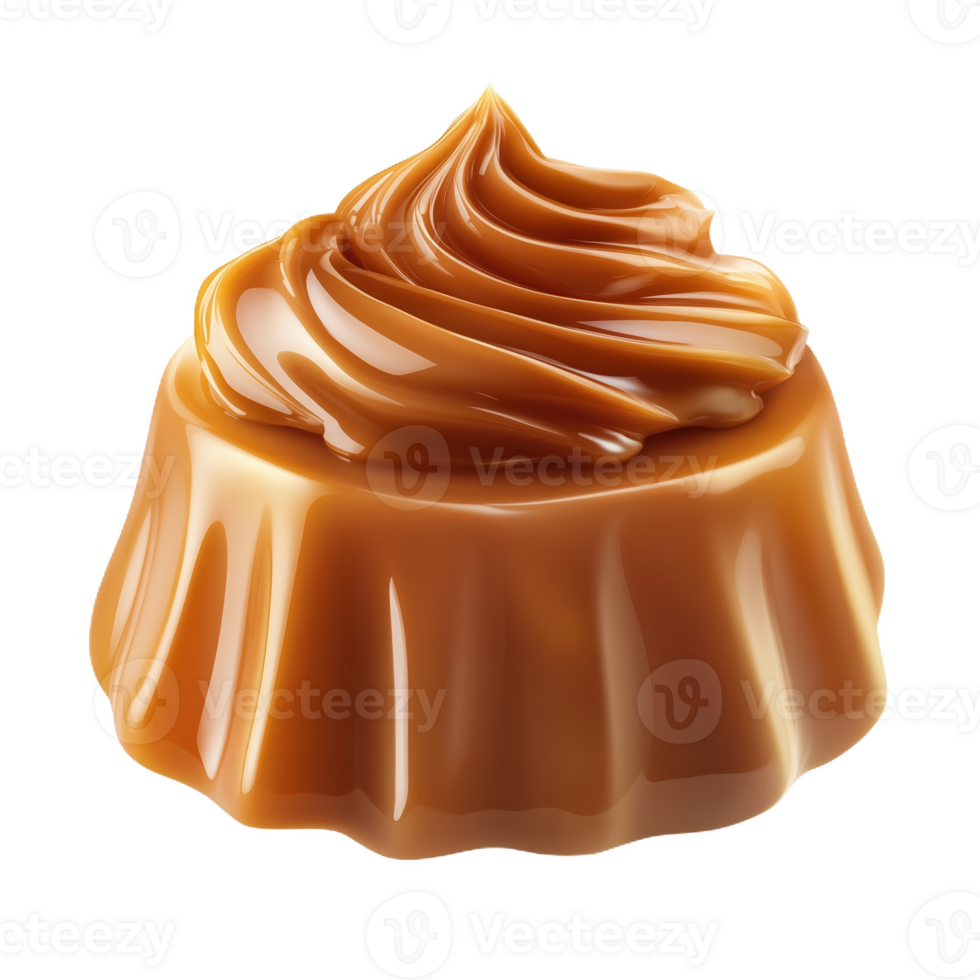 Delicious dulce de leche dessert with a creamy texture and rich flavor png