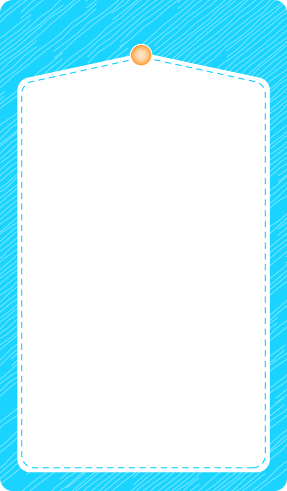 Blue border, Y2K jeans style png